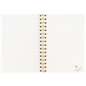 Блокнот на спіралі Axent Turnowsky Silky Smooth 1 8470-20-A-TR, А5, 80 аркушів, клітинка