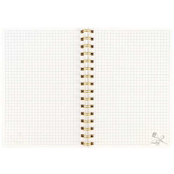 Блокнот на спіралі Axent Turnowsky Silky Smooth 1 8470-20-A-TR, А5, 80 аркушів, клітинка