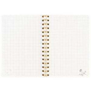 Блокнот на спіралі Axent Turnowsky Silky Smooth 2 8470-21-A-TR, А5, 80 аркушів, клітинка