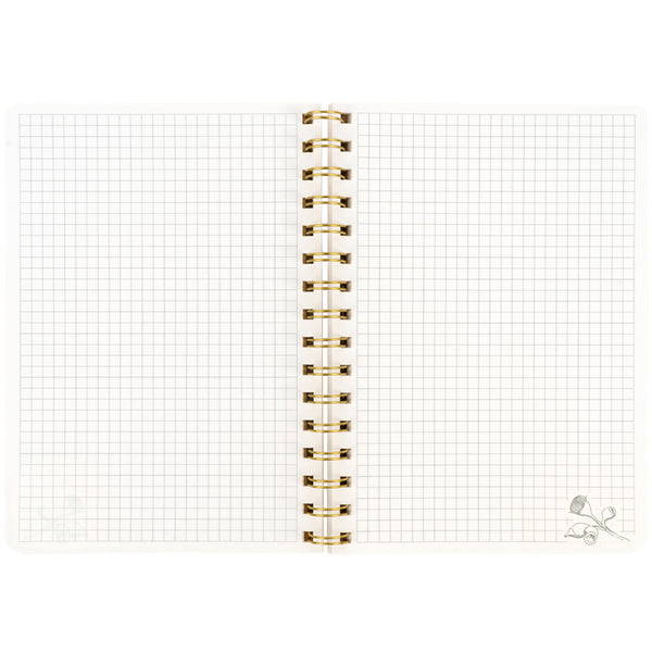 Блокнот на спіралі Axent Turnowsky Silky Smooth 2 8470-21-A-TR, А5, 80 аркушів, клітинка