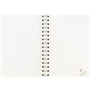 Блокнот на спіралі Axent Turnowsky Silky Smooth 3 8470-22-A-TR, А5, 80 аркушів, клітинка