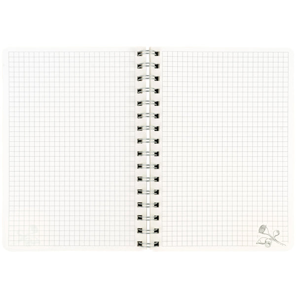 Блокнот на спіралі Axent Turnowsky Silky Smooth 3 8470-22-A-TR, А5, 80 аркушів, клітинка