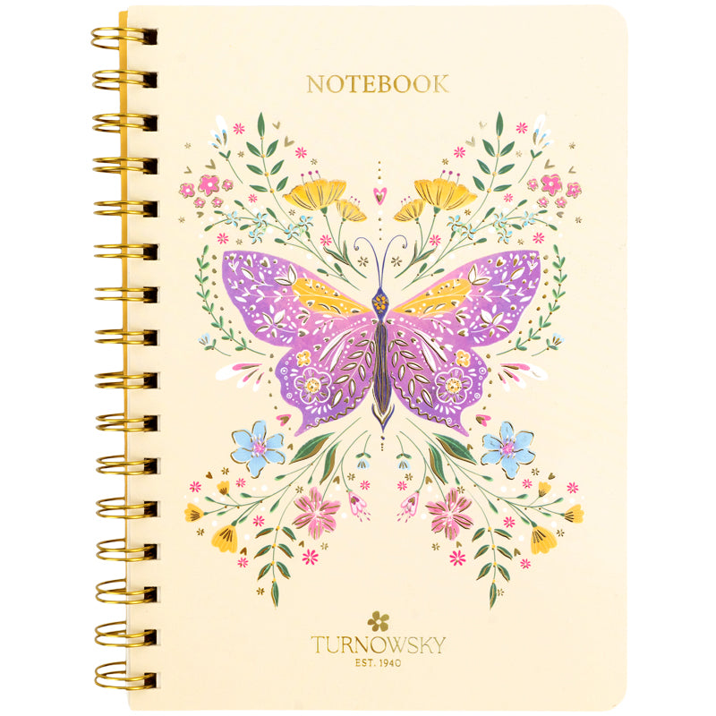 Блокнот на спіралі Axent Turnowsky Fairy Garden 1 8473-6-A-TR, А5, 80 аркушів, клітинка