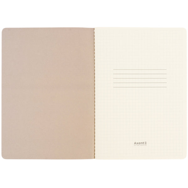 Книга записна Axent Turnowsky Silky smooth  8710-11-A-TR, А5, 60 аркушів, клітинка