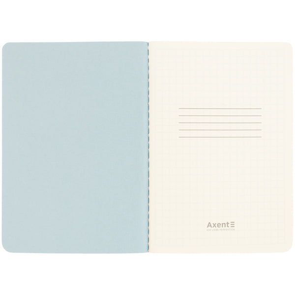 Книга записна Axent 8711-8-A-TR, А6, 60 аркушів, клітинка