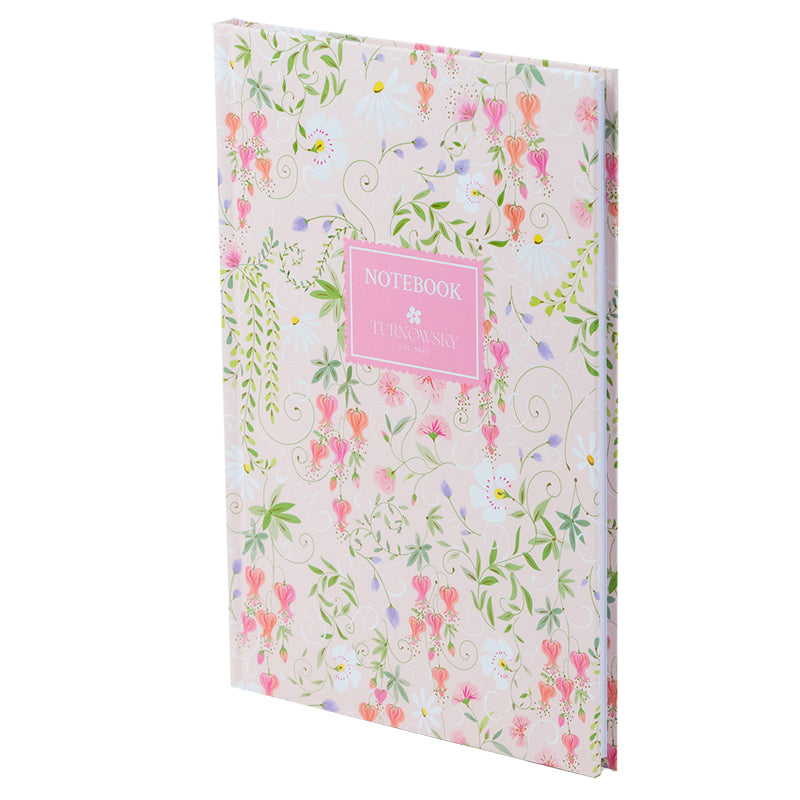 Книга записна Axent Turnowsky Floral 1 8457-10-A-TR, 96 аркушів, клітинка, тверда обкладинка