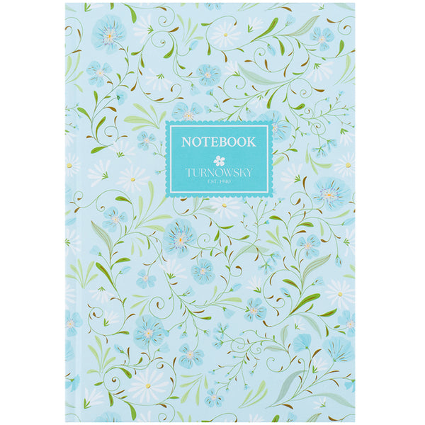 Книга записна Axent Turnowsky Floral 2 8457-11-A-TR, А5, 96 аркушів, клітинка, тверда обкладинка