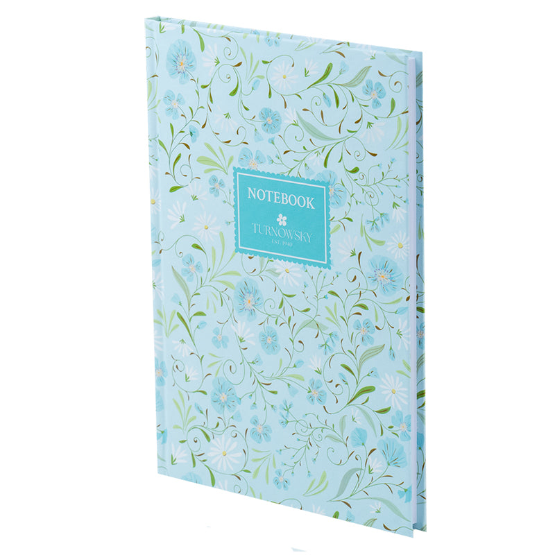 Книга записна Axent Turnowsky Floral 2 8457-11-A-TR, А5, 96 аркушів, клітинка, тверда обкладинка