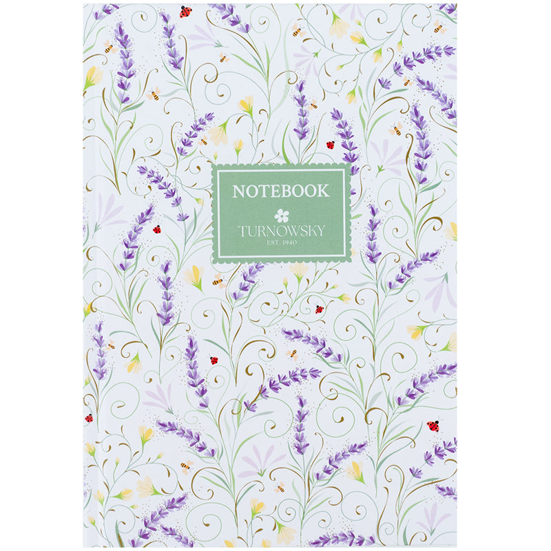 Книга записна Axent Turnowsky Floral 3 8457-12-A-TR, А5, 96 аркушів, клітинка, тверда обкладинка