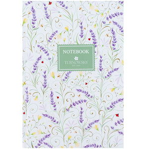 Книга записная Axent Turnowsky Floral 3 8457-12-A-TR, А5, 96 листов, клетка, твердая обложка