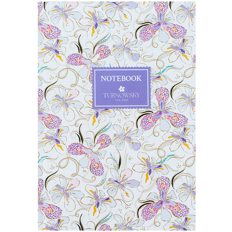 Книга записна Axent Turnowsky Floral 4 8457-13-A-TR, А5, 96 аркушів, клітинка, тверда обкладинка