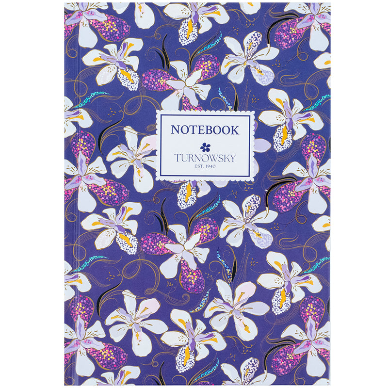 Книга записна Axent Turnowsky Floral 5 8457-14-A-TR, А5, 96 аркушів, клітинка, тверда обкладинка