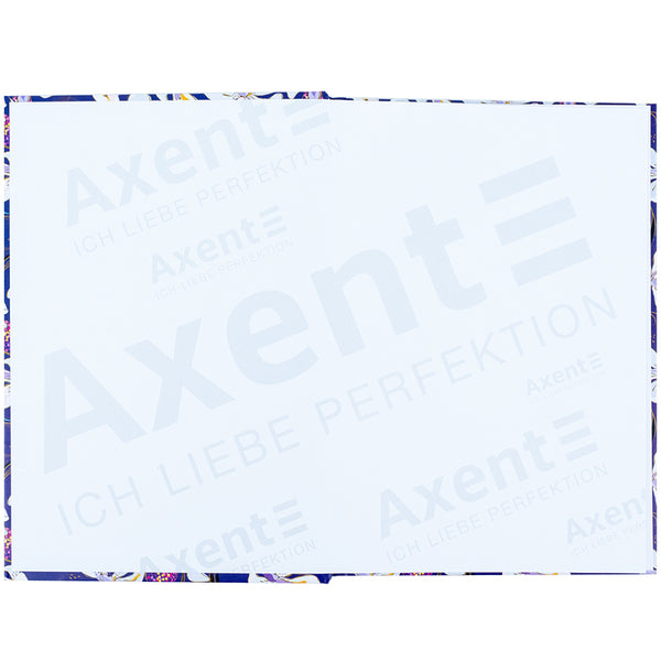 Книга записная Axent Turnowsky Floral 5 8457-14-A-TR, А5, 96 листов, клетка, твердая обложка