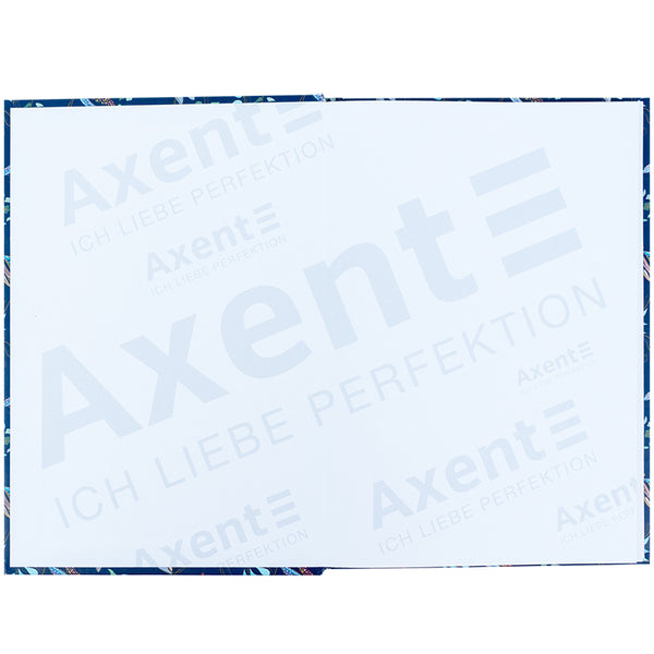 Книга записна Axent Turnowsky Floral 6 8457-15-A-TR, А5, 96 аркушів, клітинка, тверда обкладинка