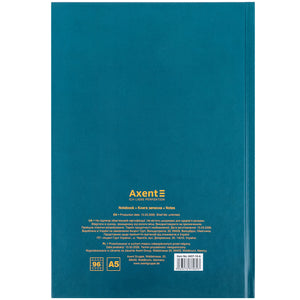 Книга записна Axent Stay curious 8457-19-A, А5, 96 аркушів, клітинка, тверда обкладинка