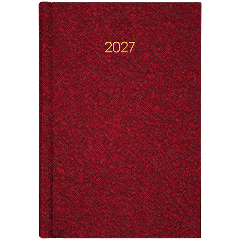 Ежедневник 2027 Axent Classic Style 8840-27-3-A, 145*210, з/т бордовый