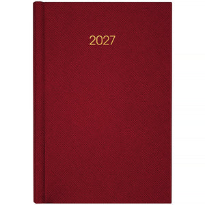 Ежедневник 2027 Axent Classic Style 8840-27-3-A, 145*210, з/т бордовый