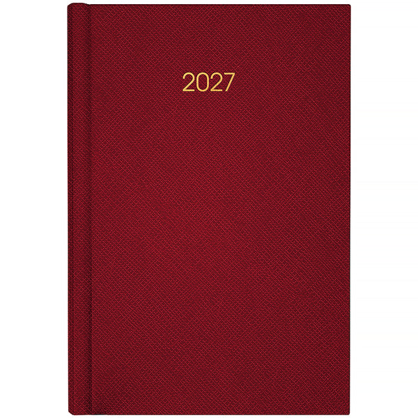 Ежедневник 2027 Axent Classic Style 8840-27-3-A, 145*210, з/т бордовый