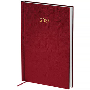 Ежедневник 2027 Axent Classic Style 8840-27-3-A, 145*210, з/т бордовый