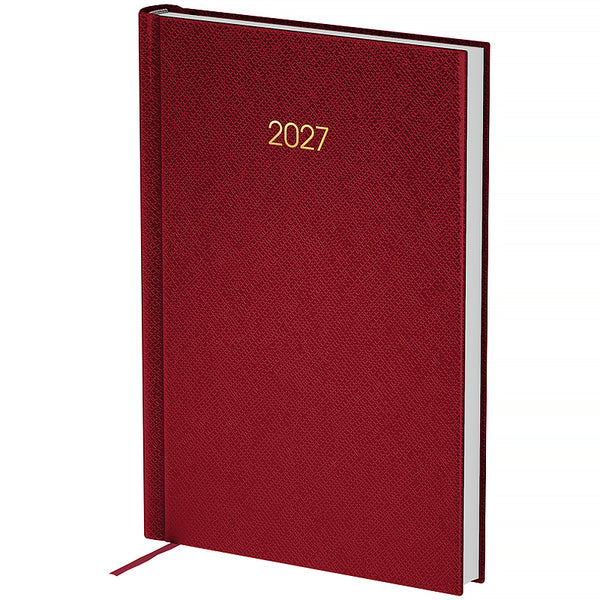 Ежедневник 2027 Axent Classic Style 8840-27-3-A, 145*210, з/т бордовый