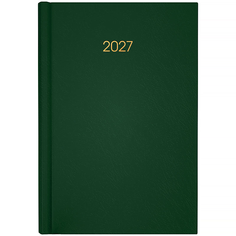Ежедневник 2027 Axent Classic City 8842-27-3-A, 145*210, з/т тёмно-зелёный