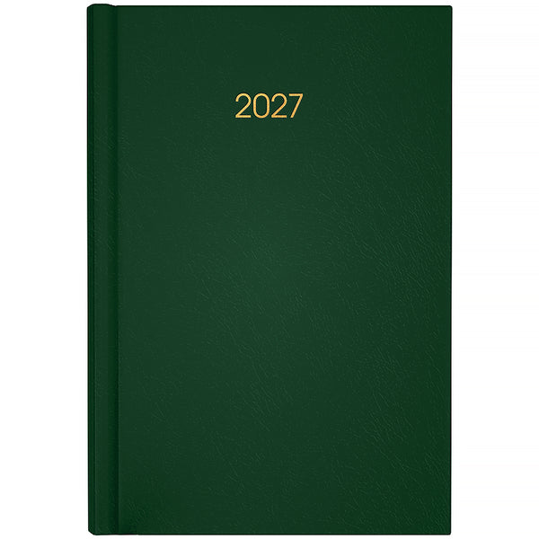 Ежедневник 2027 Axent Classic City 8842-27-3-A, 145*210, з/т тёмно-зелёный