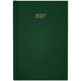 Ежедневник 2027 Axent Classic City 8842-27-3-A, 145*210, з/т тёмно-зелёный