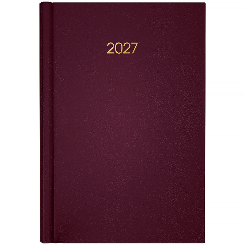 Ежедневник 2027 Axent Classic City 8842-27-5-A, 145*210, з/т сливовый