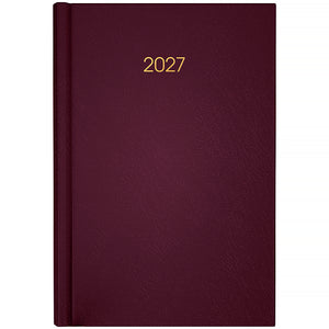 Ежедневник 2027 Axent Classic City 8842-27-5-A, 145*210, з/т сливовый