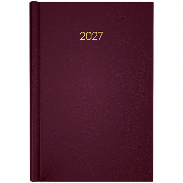 Ежедневник 2027 Axent Classic City 8842-27-5-A, 145*210, з/т сливовый