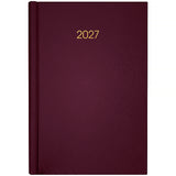 Ежедневник 2027 Axent Classic City 8842-27-5-A, 145*210, з/т сливовый