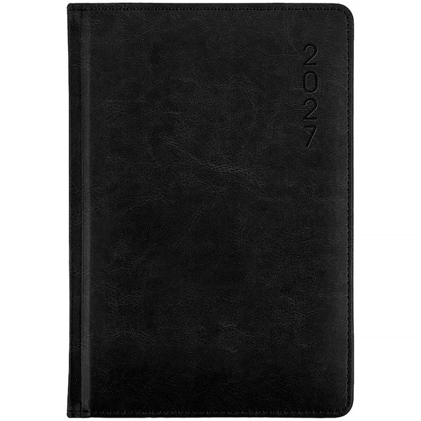 Ежедневник 2027 Axent Classic Lux 8844-27-1-A, 145*210, слп/т чёрный