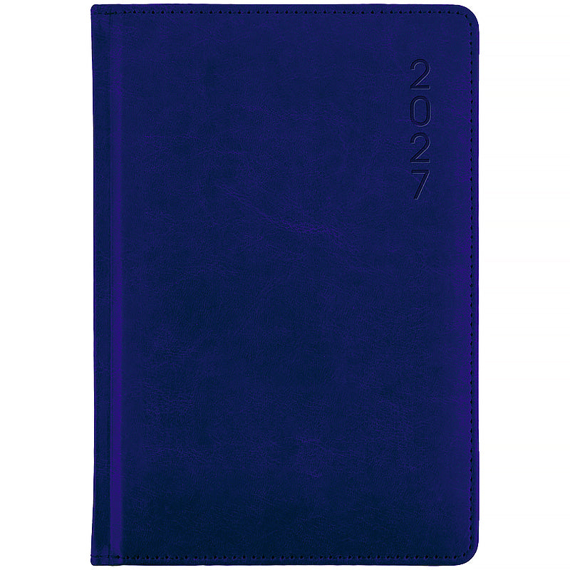 Ежедневник 2027 Axent Classic Lux 8844-27-2-A, 145*210, слп/т тёмно-синий