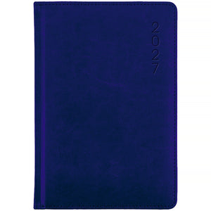 Ежедневник 2027 Axent Classic Lux 8844-27-2-A, 145*210, слп/т тёмно-синий