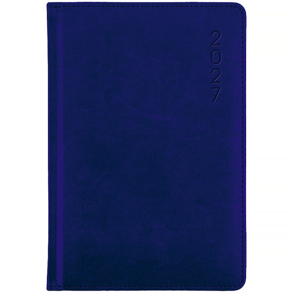 Ежедневник 2027 Axent Classic Lux 8844-27-2-A, 145*210, слп/т тёмно-синий