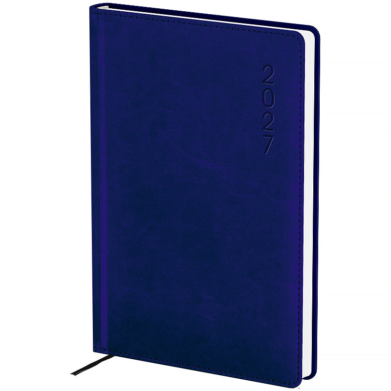 Ежедневник 2027 Axent Classic Lux 8844-27-2-A, 145*210, слп/т тёмно-синий