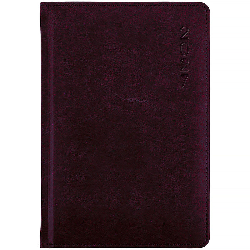 Ежедневник 2027 Axent Classic Lux 8844-27-4-A, 145*210, слп/т коричневый
