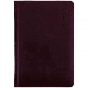 Ежедневник 2027 Axent Classic Lux 8844-27-4-A, 145*210, слп/т коричневый
