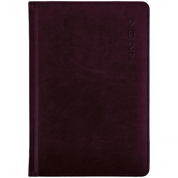Ежедневник 2027 Axent Classic Lux 8844-27-4-A, 145*210, слп/т коричневый