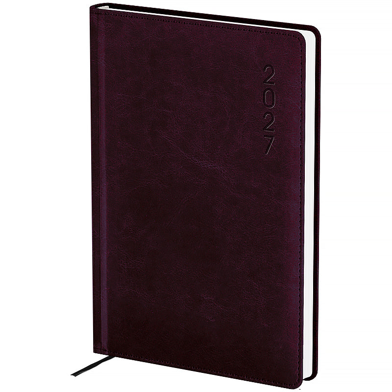 Ежедневник 2027 Axent Classic Lux 8844-27-4-A, 145*210, слп/т коричневый