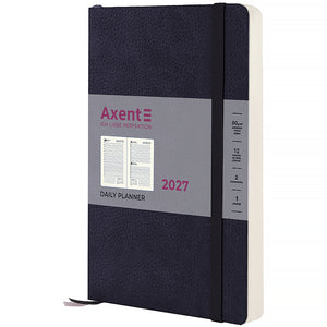 Ежедневник 2027 Axent Partner Soft Skin 8810-27-02-A, 145*210, синий