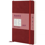 Ежедневник 2027 Axent Partner Soft Skin 8810-27-06-A, 145*210, красный