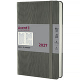 Ежедневник 2027 Axent Partner Lines 8815-27-03-A, 145*210, серый