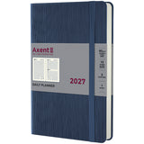 Ежедневник 2027 Axent Partner Lines 8815-27-48-A, 145*210, голубой