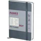 Ежедневник 2027 Axent Pocket Strong 8833-26-02-A, 104*146, серый