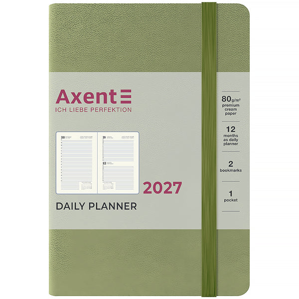 Щоденник 2027 Axent Pocket Strong 8833-27-65-A, 104*146, хакі