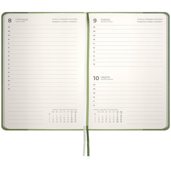 Щоденник 2027 Axent Pocket Strong 8833-27-65-A, 104*146, хакі