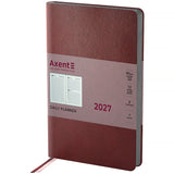 Ежедневник 2027 Axent Partner Soft Muse 8827-27-1-A, 145*210, бордовый