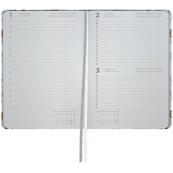 Ежедневник 2027 Axent Partner Silky Smooth 8901-27-2-A-TR, 145*210
