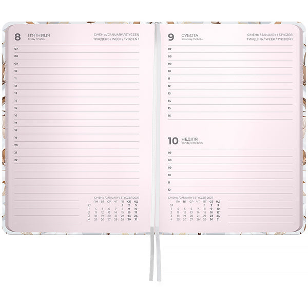 Ежедневник 2027 Axent Pocket Silky Smooth 8902-27-2-A-TR, 101*146